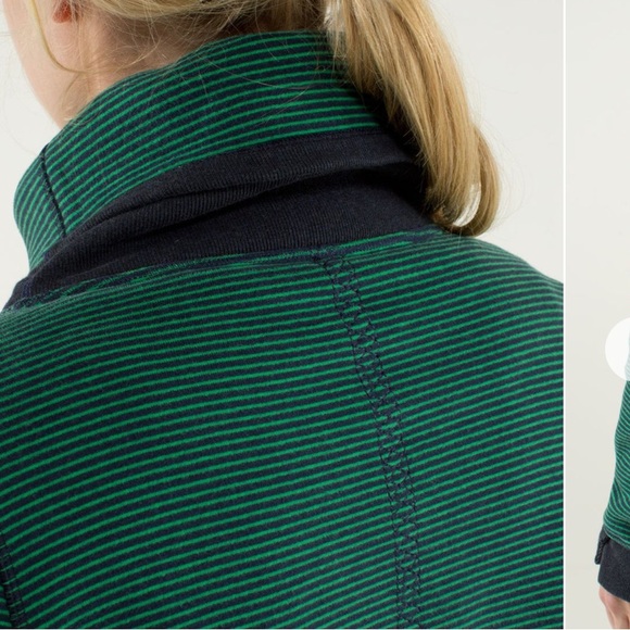Lululemon- Avenue Pullover- GreenBean/Inkwell- ~Sz 12 (No Size Dot) - Picture 12 of 17